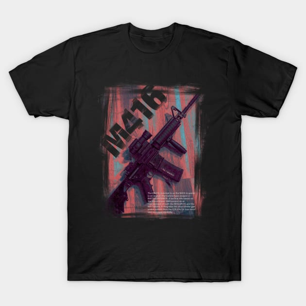 M416 spesification T-Shirt by happymonday